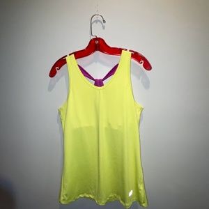 Ladies Marika Tek Active Tank | Neon Yellow | Size Medium